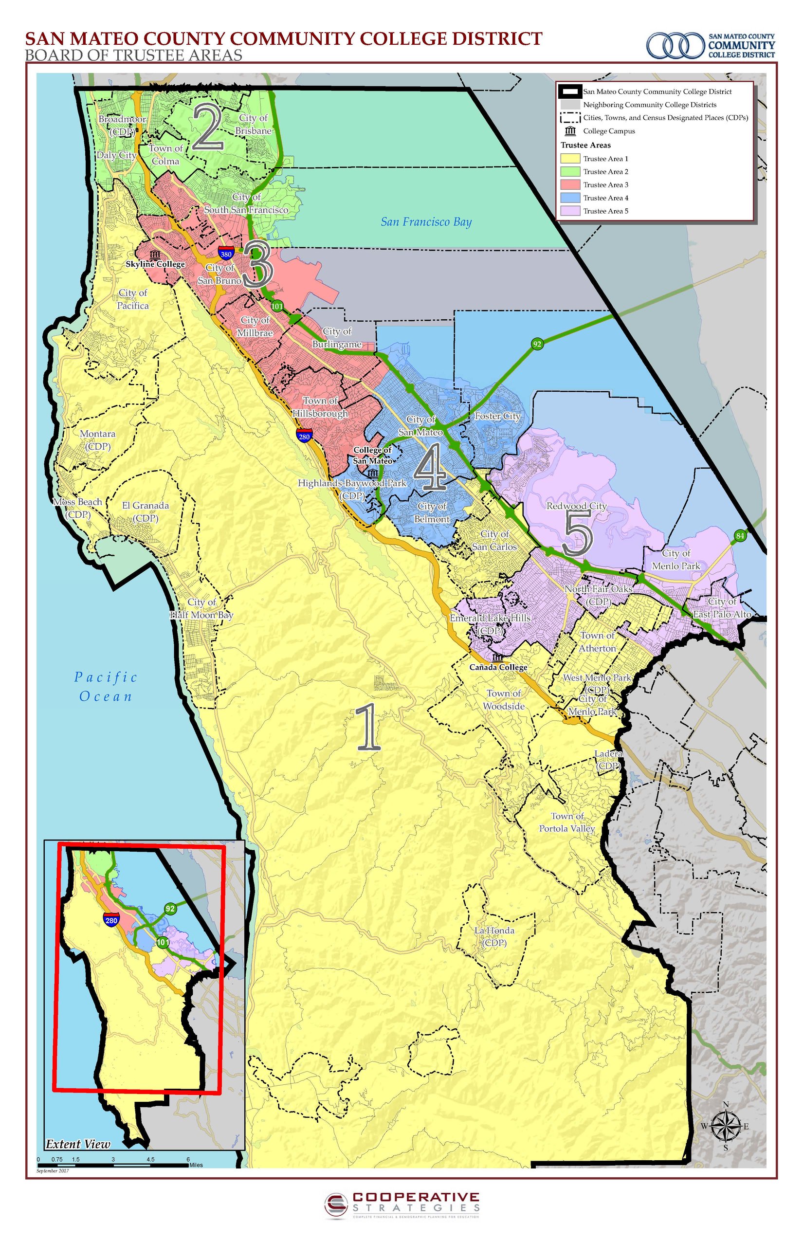 Trustee Areas and Elections Board of Trustees San Mateo County